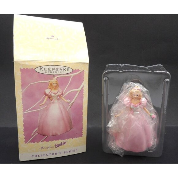Springtime Barbie Hallmark Ornament ©1996 Easter Collection QE08081 China - Picture 3 of 5